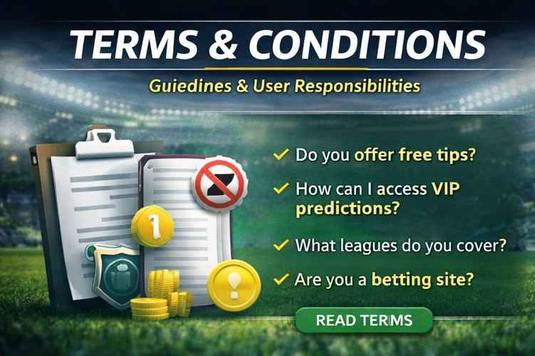 Terms and Conditions Futbol Tips
